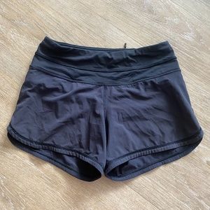 Lulu Lemon Black Athletic Shorts